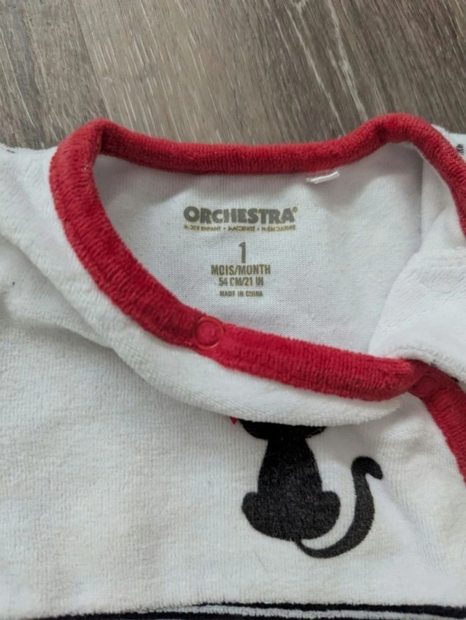Pijama de terciopelo 1 mes – photo 5
